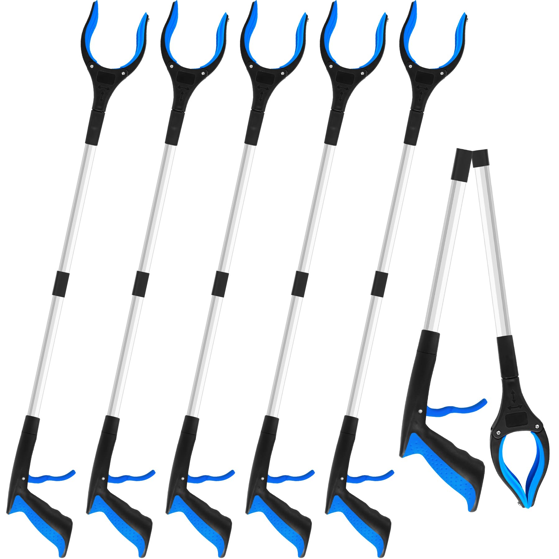 6 Pack 32 Inch Commercial Trash Grabber - image 1