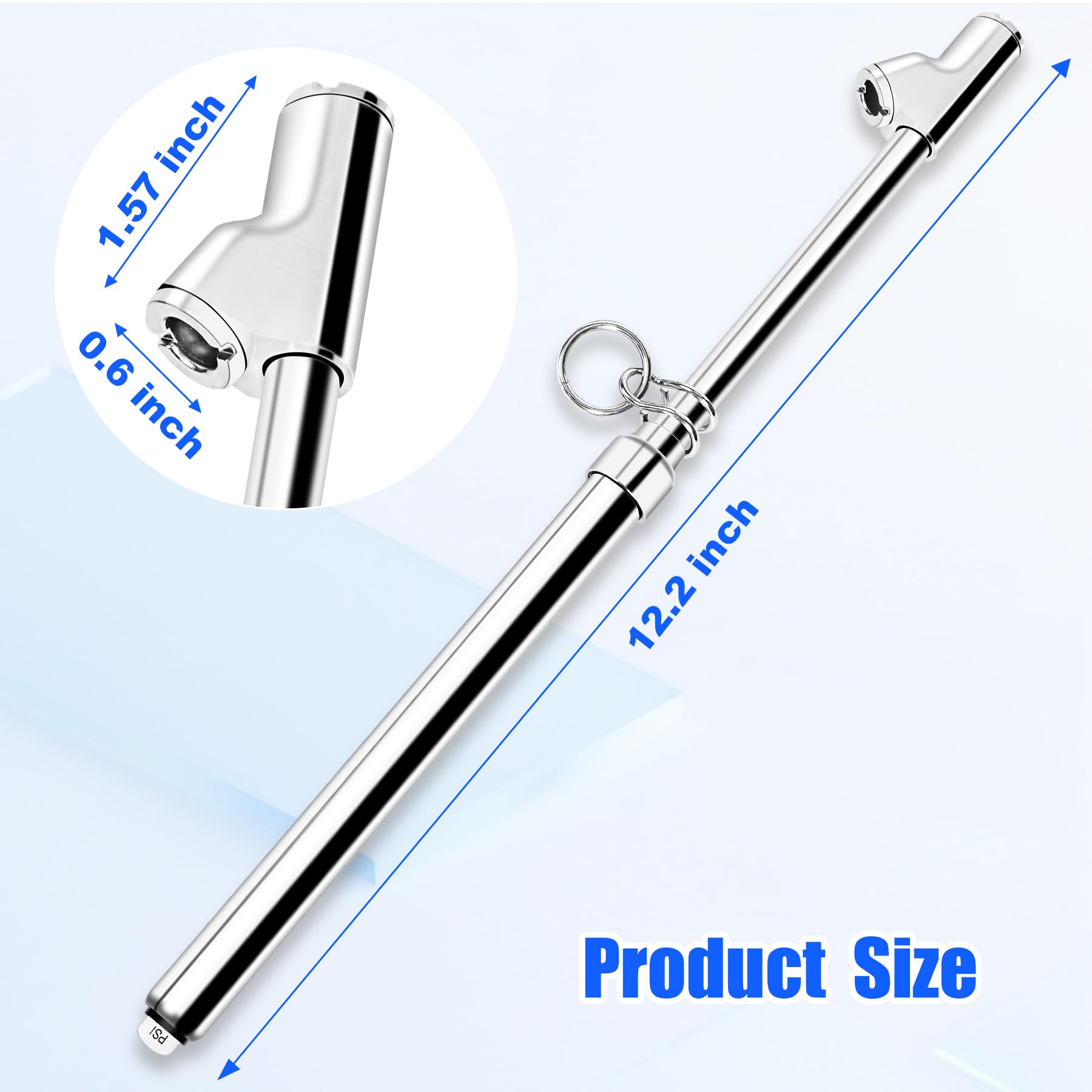 2-Pack Dual Head Tire Pressure Gauge - image 4