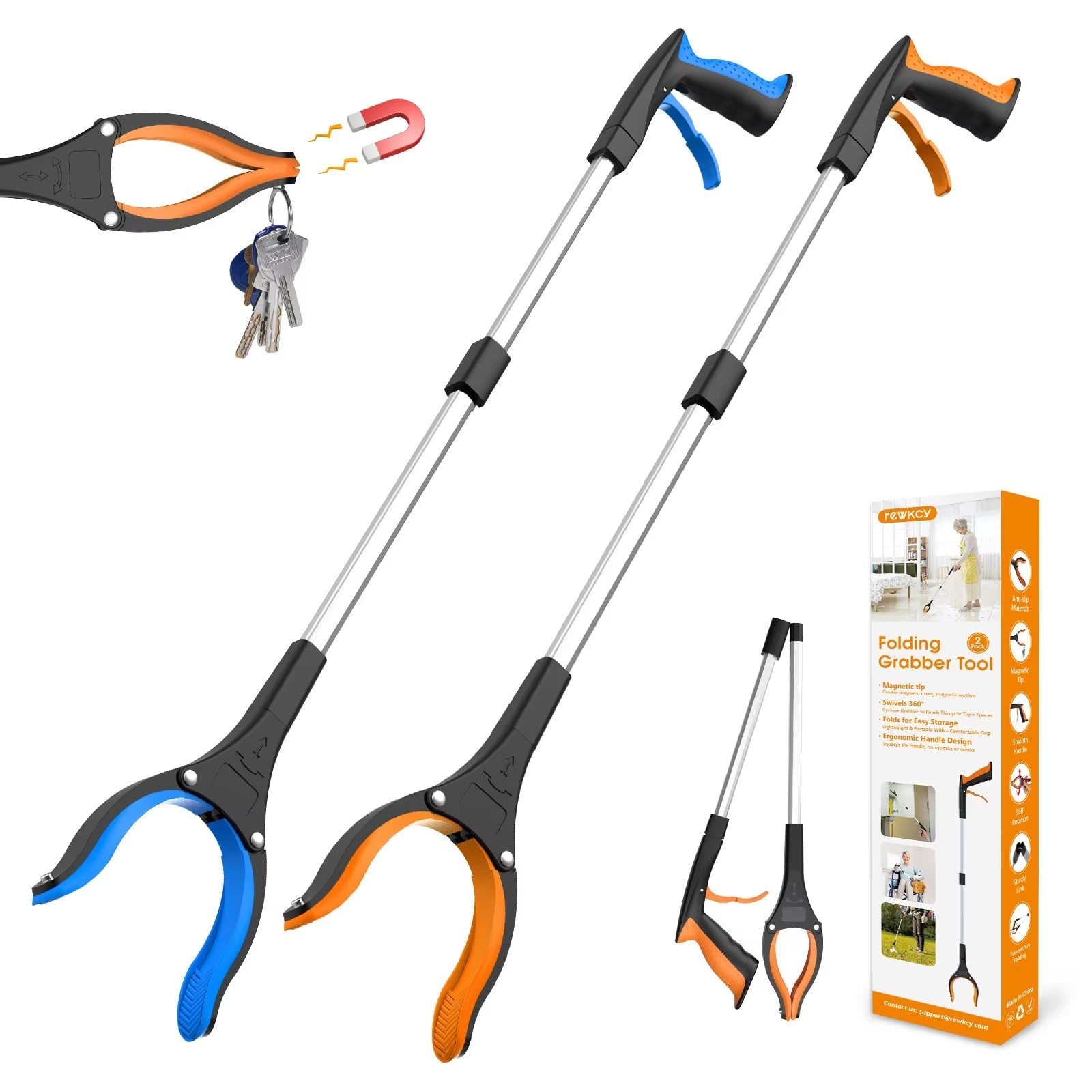 32in grabber reacher tool 2-pack main image