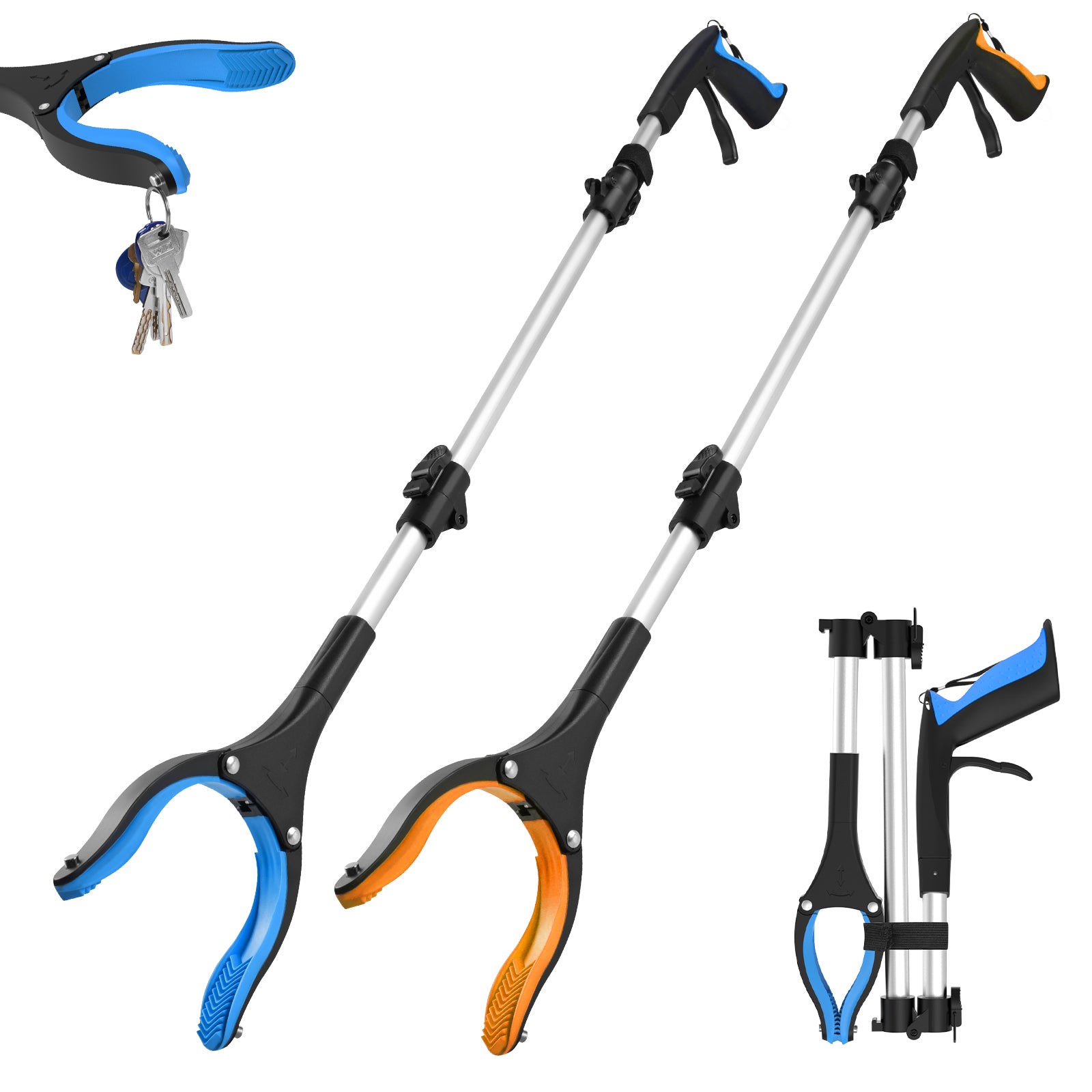 36 Inch Foldable Grabber Reacher Tool 2 Pack - Image 1